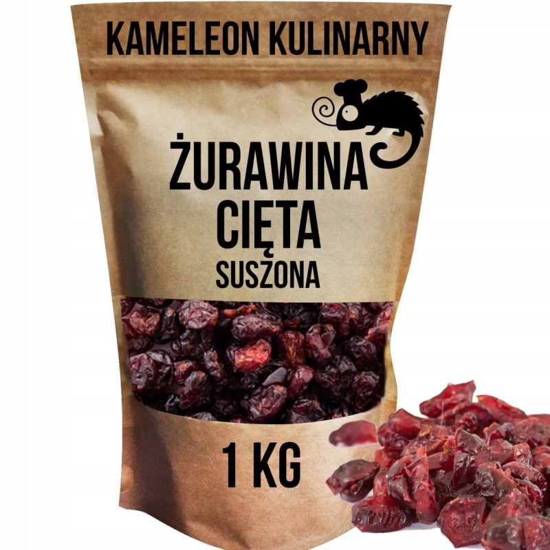 Kameleon Kulinarny ŻURAWINA CIĘTA SUSZONA  1kg 1000g